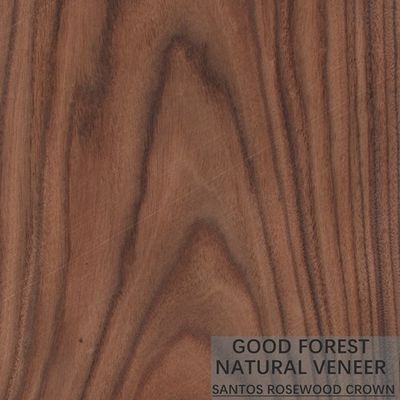 Rosewood ξενοδοχείων φυσικός ξύλινος καπλαμάς του τετάρτου περικοπών κορωνών κατ' ευθείαν