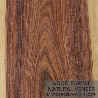 Rosewood ξενοδοχείων φυσικός ξύλινος καπλαμάς του τετάρτου περικοπών κορωνών κατ' ευθείαν
