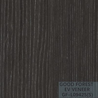 Ανασυγκροτημένο το η EV ασήμι καπλαμάδων της Ebony ακτινοβολεί ξύλινα φύλλα καπλαμάδων σιταριού FSC
