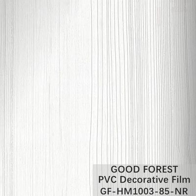 Wallboard άσπρη ταινία PVC διακοσμητικό ξύλινο σιτάρι πλάτους 1260mm - 1330mm