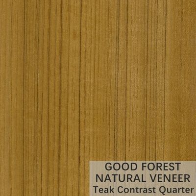 Teak φυσική ξύλινη πιστοποίηση καπλαμάδων FSC περικοπών κορωνών καπλαμάδων φυσική