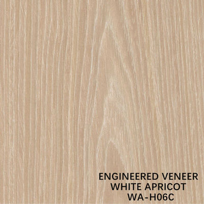 Άσπρο βερίκοκο H06C 0.150.6mm σιταριού κορωνών καπλαμάδων επίπλων προκαλούμενο από τον άνθρωπο ξύλινο κουρεμένο πίσω