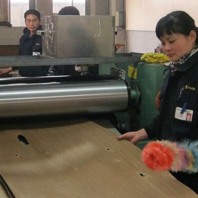 Ev Wood Veneer Of Fancy Crown Grain American Cherry 2850mm μήκος για εσωτερικές πόρτες