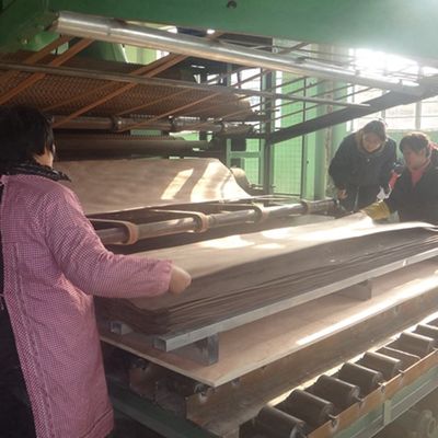 Ασημένιο Sapele Pommele Custom Veneer Panel Τεχνικές Κόψιμο Τυλίων Για Εσωτερικές Πόρτες