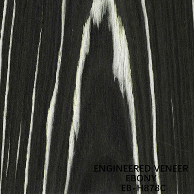 Προκαλούμενο από τον άνθρωπο της Ebony ξύλινο γραπτό χρώμα σιταριού H878C κορωνών περικοπών καπλαμάδων επίπεδο για το ξενοδοχείο