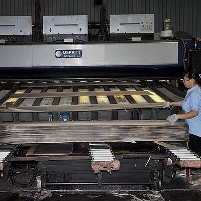 Το φυσικό ζέβες ξύλινο τέταρτο Zebrano καπλαμάδων της Δυτικής Αφρικής έκοψε το ευθύ σιτάρι υψηλό - η ποιότητα για το αυτοκίνητο εσωτερική Κίνα κάνει