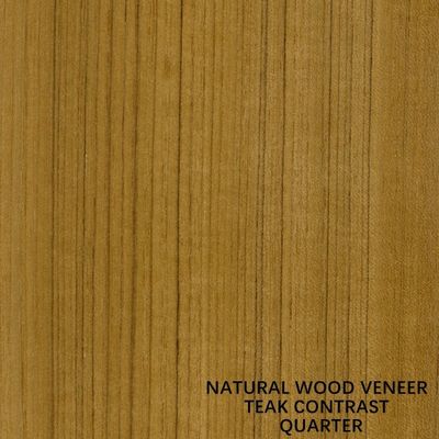 Teak βαθμού Αντιαεροπορικού Πυροβολικού ξύλινο καπλαμάδων ευθύ σιτάρι γραμμών αντίθεσης μαύρο για το φανταχτερό κοντραπλακέ