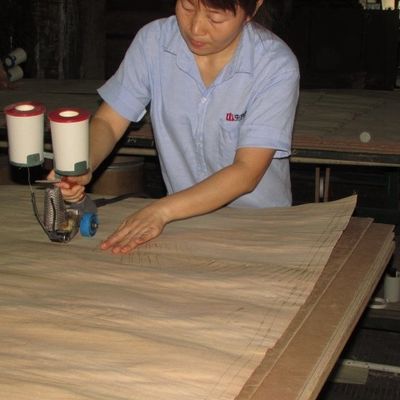 Φυσικό Teak Crown Ξύλο Καπλαμά Fancy Plywood Board Mdf Chipboard Furniture Base Board 2440 2745mm Μήκος
