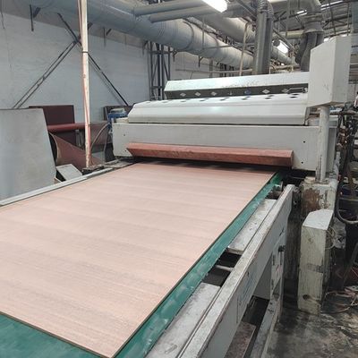 φανταχτερό χρώμα πινάκων κοντραπλακέ Makore Pommele διακοσμήσεων ξενοδοχείων 2745mm ελεύθερο