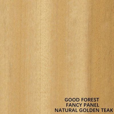 MDF υλικού βάσεων αντιμετώπισε το φυσικό χρυσό Teak ξύλινο καπλαμά 5/9/12/15/18/25mm