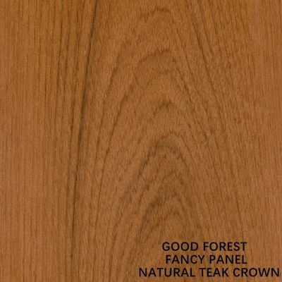 Φυσικό Teak Crown Ξύλο Καπλαμά Fancy Plywood Board Mdf Chipboard Furniture Base Board 2440 2745mm Μήκος