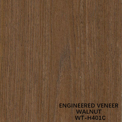 Μήκος καπλαμά ξύλου Crown Grain Engineered Wood 2500/2800/3100mm για διακόσμηση ξενοδοχείου Καφέ Χρώμα