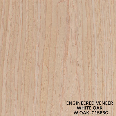 Αμερικανικό Crown Grain Fancy Wood Veneer White Oak 1566C Προσαρμοσμένο 2200-3100mm Για ντουλάπι