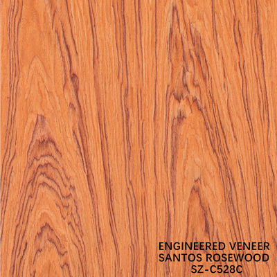 Φανταστικό ξύλινο επένδυμα Santos Rosewood ανθρωπογενές επένδυμα φύλλο 2050-3200mm Για μουσικό όργανο Κίνα εργοστάσιο