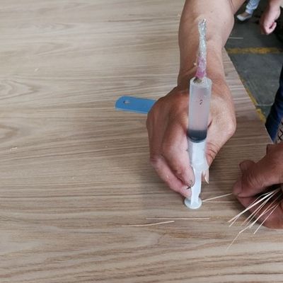 Υψηλής ποιότητας Εργαστηριακό Φαλερί ξύλου Ευρωπαίο Αλεξίπτωτο E.WT-X0233N Τρίμηνο Καφέ 0,3 mm για φανταχτερό αντισυμβατικό ξύλο Κίνα OEM