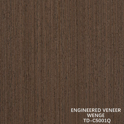 Recon Wenge Wood Veneer Fine-Line πάχος 0,15-1,8mm Φουσκωμένο πίσω για εσωτερικές πόρτες και παράθυρα