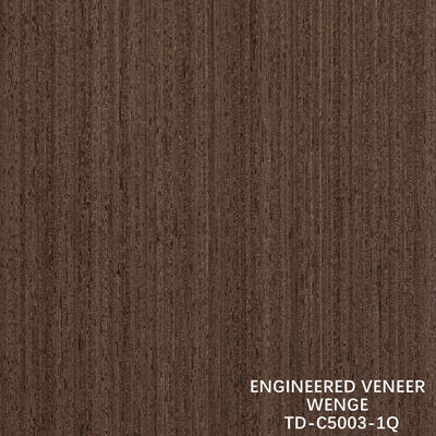 Recon Wenge Wood Veneer Fine-Line πάχος 0,15-1,8mm Φουσκωμένο πίσω για εσωτερικές πόρτες και παράθυρα