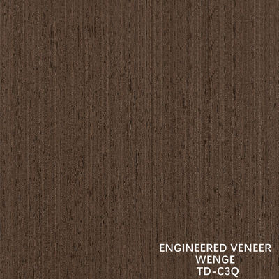 Recon Wenge Wood Veneer Fine-Line πάχος 0,15-1,8mm Φουσκωμένο πίσω για εσωτερικές πόρτες και παράθυρα
