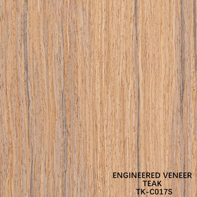Recon Wood Veneer Of Teak Slice Cut Τεχνικές με ίσιο κόκκο για πόρτες