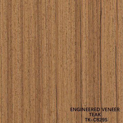 Recon Wood Veneer Of Teak Slice Cut Τεχνικές με ίσιο κόκκο για πόρτες