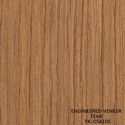 Recon Wood Veneer Of Teak Slice Cut Τεχνικές με ίσιο κόκκο για πόρτες