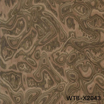 Ανασυσταθείσα μαύρη ξυλεία WTB-X2043 0.15-0.55mm για εσωτερική διακόσμηση
