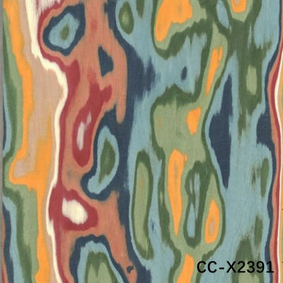Υψηλής ποιότητας Custom Man Made Wood Veneer Πολυχρωματικό Customized 0.45-0.5mm Όχι PVC X6933/X2191/X2988/X2391/X3988