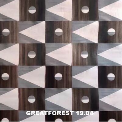 Καλλιτεχνικό παρκέ ξύλινο φινίρισμα 2500*640mm Χειροτεχνία Σταθερό σχήμα Προσαρμόσιμη τέχνη