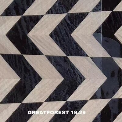 Καλλιτεχνικό παρκέ ξύλου καπλαμά Χειροποίητο Μοντέρνο Μινιμαλιστικό Στυλ Καλλιτεχνική Προσαρμογή Για Εσωτερικό Αυτοκινήτου