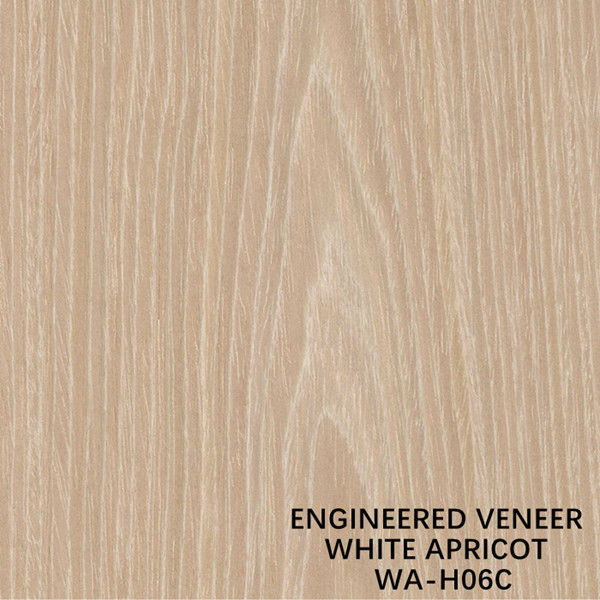 Άσπρο βερίκοκο H06C 0.150.6mm σιταριού κορωνών καπλαμάδων επίπλων προκαλούμενο από τον άνθρωπο ξύλινο κουρεμένο πίσω
