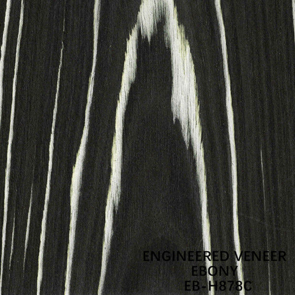 Προκαλούμενο από τον άνθρωπο της Ebony ξύλινο γραπτό χρώμα σιταριού H878C κορωνών περικοπών καπλαμάδων επίπεδο για το ξενοδοχείο