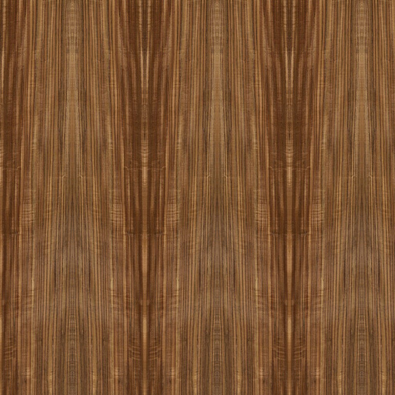 Faced Natural African Teak Quarter Ξύλο Καπλαμά Φανταχτερό κόντρα πλακέ 2440/2745mm Μήκος για εσωτερικές πόρτες
