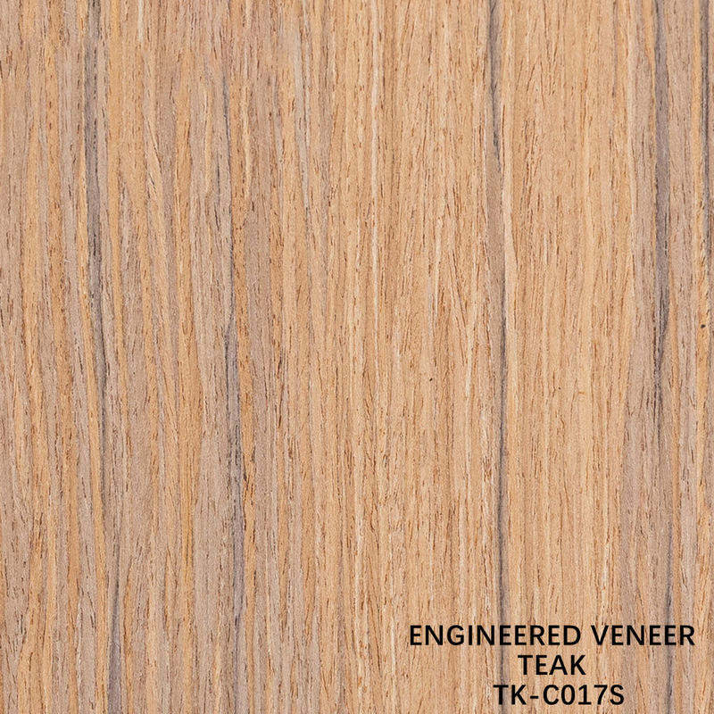 Recon Wood Veneer Of Teak Slice Cut Τεχνικές με ίσιο κόκκο για πόρτες