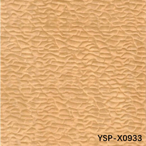 Κίτρινη καμφόρα Sapele Pommele High End Wood Veneer Ασυνήθιστη για διακόσμηση ξενοδοχείων