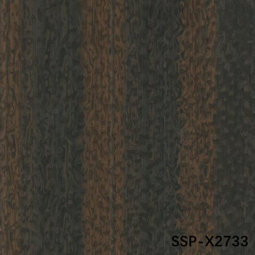 Καπνίζοντας Sapele Pommele Τεχνική ξύλινη επένδυση 2500-3100 mm Διευρυμένο μέγεθος X2733 Ιταλία Σχεδιασμός