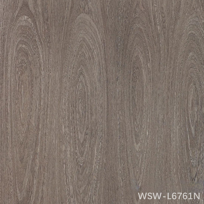 Νέο σχεδιασμό της Recon Wood Veneer Wenge WSW-L6761N Προσαρμόσιμο πάχος 0,15-0,55 mm για το εσωτερικό πρόσωπο της πόρτας