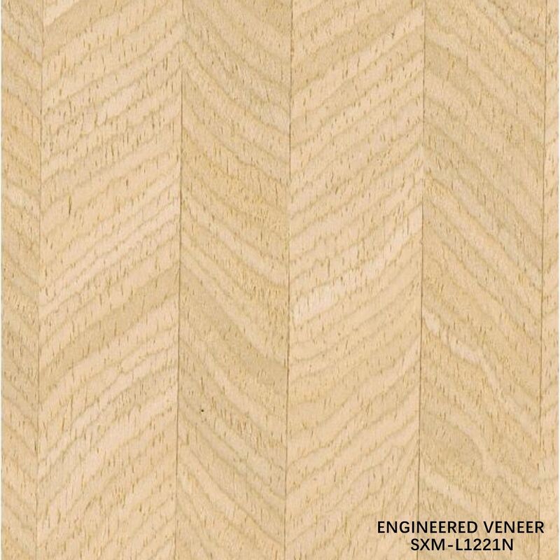SXM-L1221N Ειδική υφή Recon Wood Veneer Factory Wholesale Υψηλής ποιότητας φινέρισμα ξύλου για την επιφάνεια πόρτας και ντουλάπις διακόσμηση 0,40mm πάχος