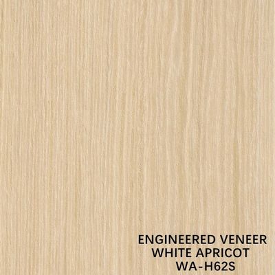 Ανασυγκροτημένες σύνθετες τεχνικές 0.150.55mm περικοπών φετών καπλαμάδων H62S βερίκοκων ξύλινες ευθύ σιτάρι της καλής ποιότητας για τις πόρτες
