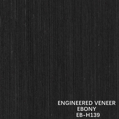 Σύνθετο της Ebony ξύλινο σκοτεινό χρώμα σιταριού H139 Fineline καπλαμάδων ευθύ για το κοντραπλακέ