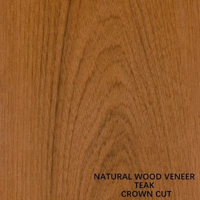 Teak διακοσμήσεων φυσικό ξύλινο σιτάρι 20503200mm κορωνών περικοπών καπλαμάδων επίπεδο μήκος