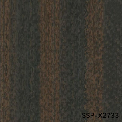 Καπνίζοντας Sapele Pommele Τεχνική ξύλινη επένδυση 2500-3100 mm Διευρυμένο μέγεθος X2733 Ιταλία Σχεδιασμός